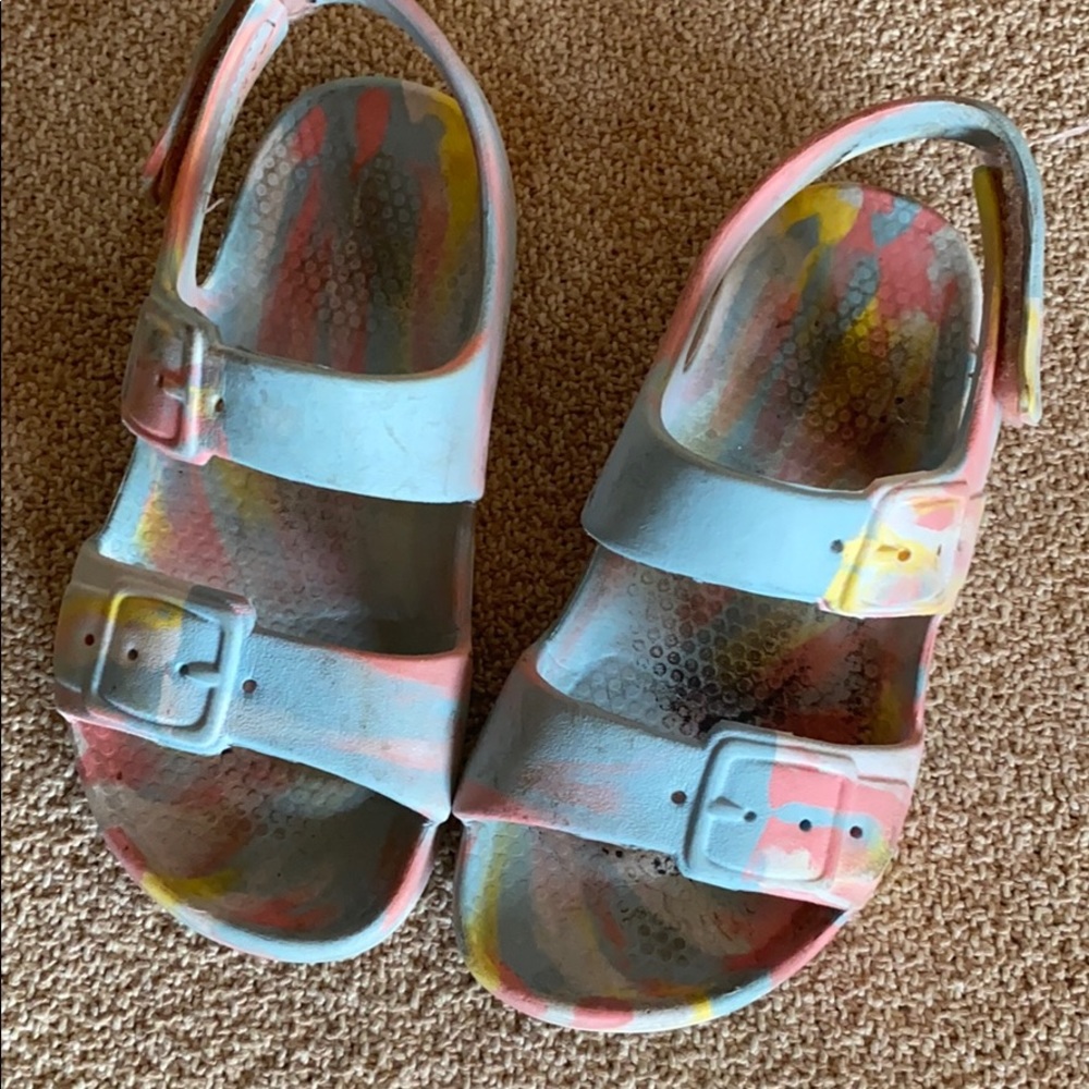 Rubber Birkenstock style toddler shoes